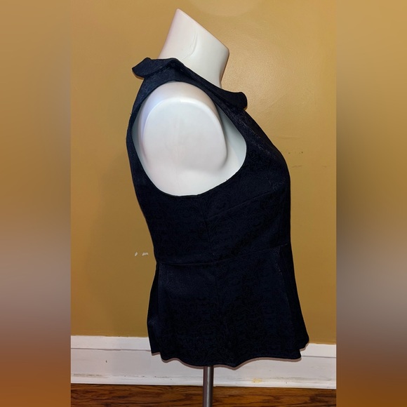 J. CREW NAVY PEPLUM TOP - Picture 5 of 7